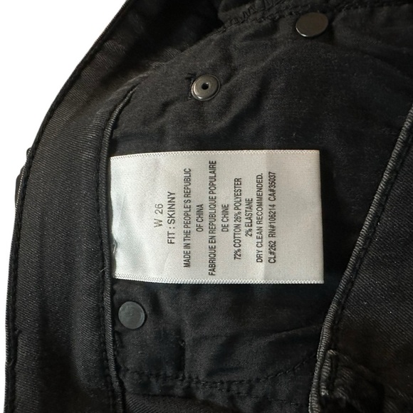 Else Black Skinny Jeans Women’s Size 26 EUC - Picture 6 of 8
